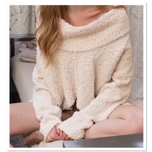 Cowl Neck Sweater Cream Neutral - Picture 7 of 11